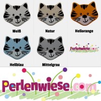 Motivperle Tiger Katze groß